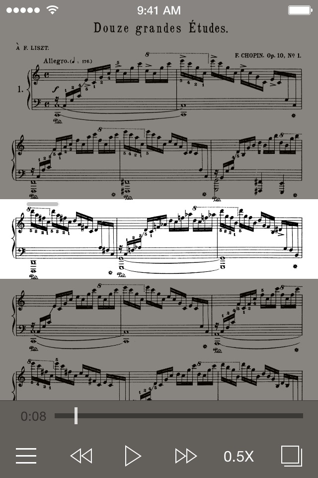 Chopin Études - SyncScore screenshot 2