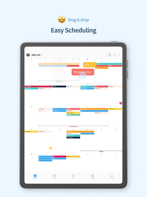 Screenshot #5 pour TimeBlocks - Mobile Planner