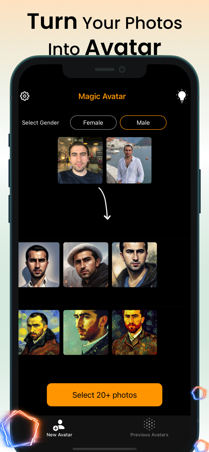 Down AiAvatar-Generator-Art