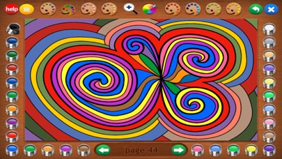 Geometric Designs Coloring Screenshot