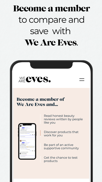 We Are Eves - Beauty Reviews Screenshot