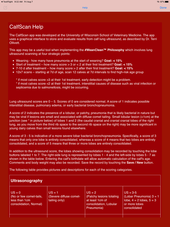 Screenshot #5 pour CalfScan