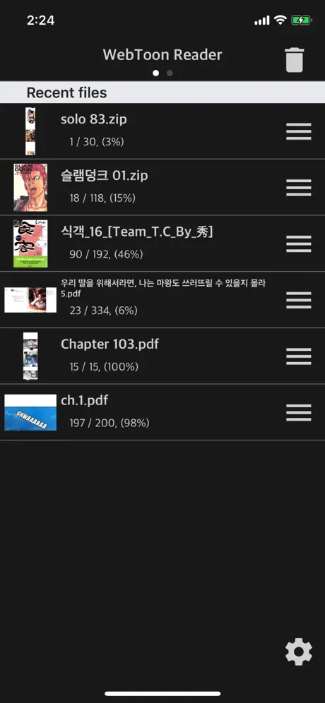 WebToon Reader - WebComic File