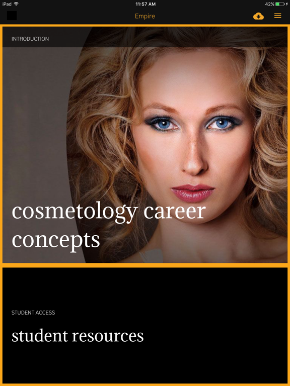 Empire Beauty School iPad screenshot 1 - Education app