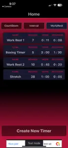 Custom Fitness Timer screenshot #2 for iPhone