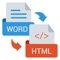 Easy word 2 HTML Editor application is help you to use simple method to convert the word tool created file to HTML code, so you can easy to create a webpage or template by using this tool without knowing any HTML knowledge