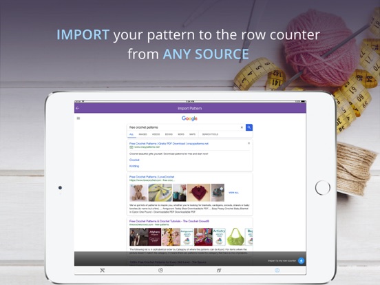 Crochet Genius - Crocheting iPad screenshot 5 - Lifestyle app