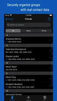icontacts: contact group tool iphone screenshot 2