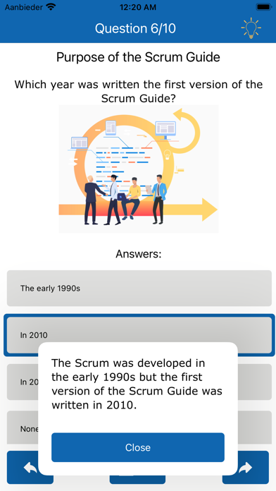 Scrum Practice Test Pro Screenshot