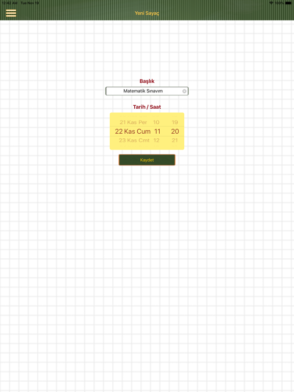 Okul Tatil Sayacı - Geri Sayım iPad screenshot 5 - Education app