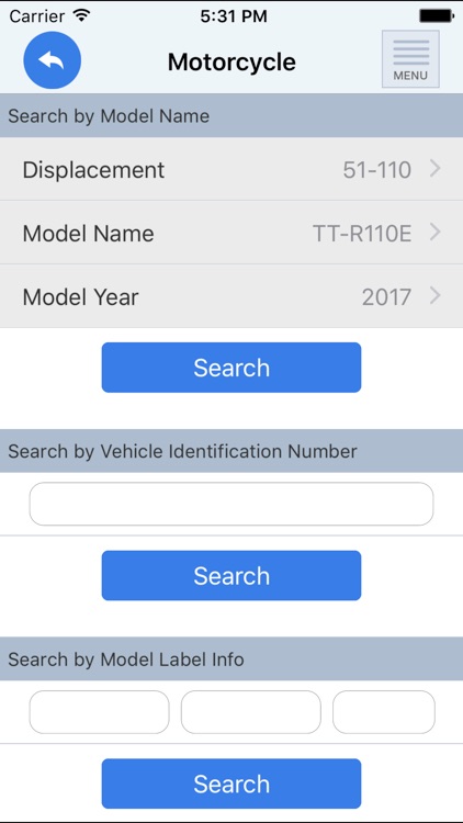 YAMAHA Parts Catalogue CAN