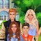 Design luxury outfits and amazing looks for a superstar family of 4 gorgeous virtual models on the same screen