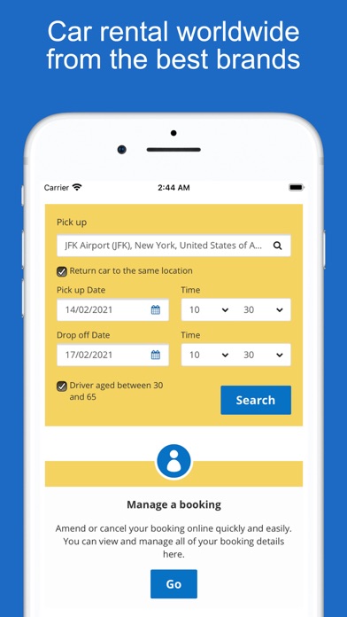 Rent car rental Screenshot