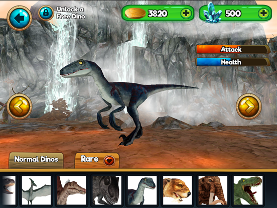 Jurassic Dinosaur Online Sim iPad app afbeelding 1