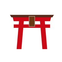 Japanese shrine sticker logo