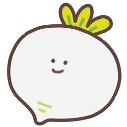 cute turnip sticker