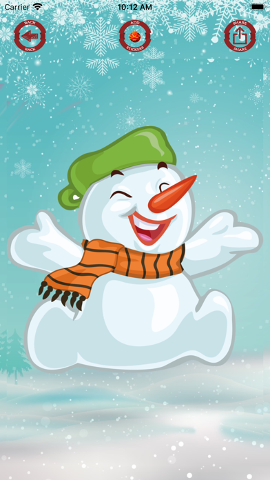 Decorate snowman Christmas Screenshot