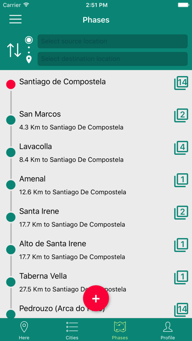 Jacostamp Camino de Santiago Screenshot