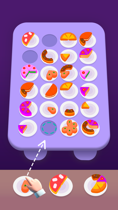 Cake Sort Puzzle 3D Screenshot
