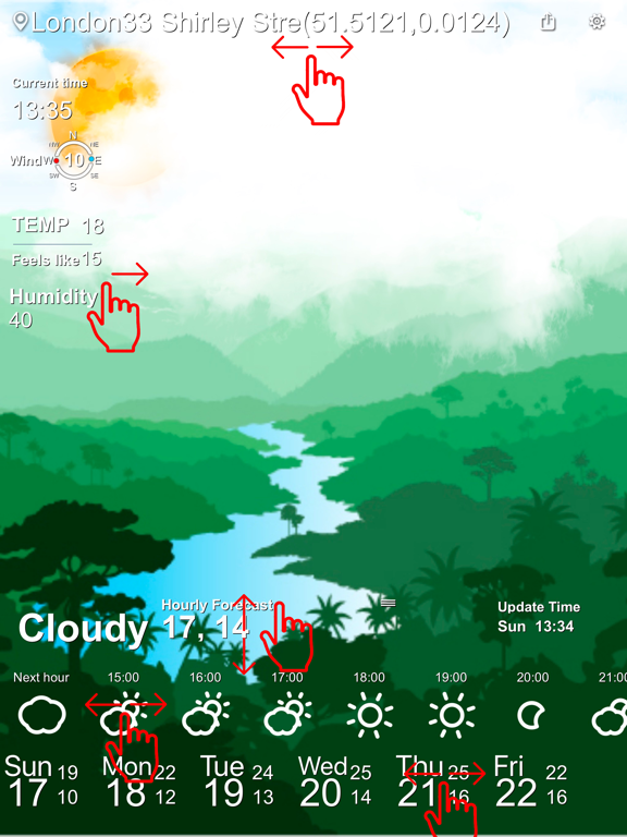 Radar Weather - Rain Forecast iPad screenshot 5