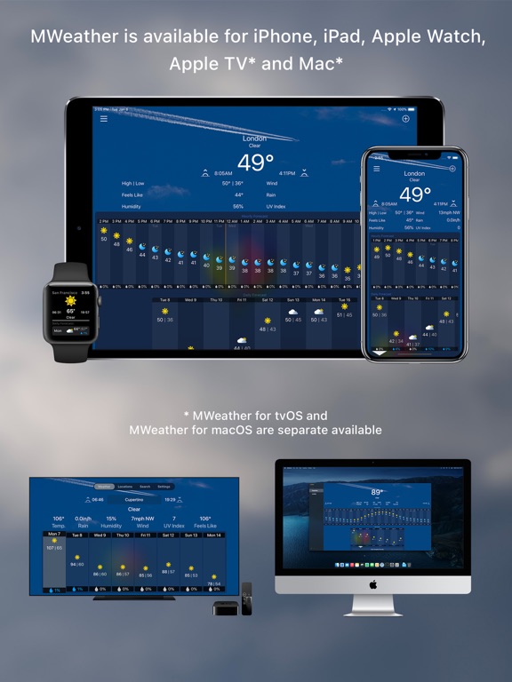 MWeather - Weather Forecastのおすすめ画像4