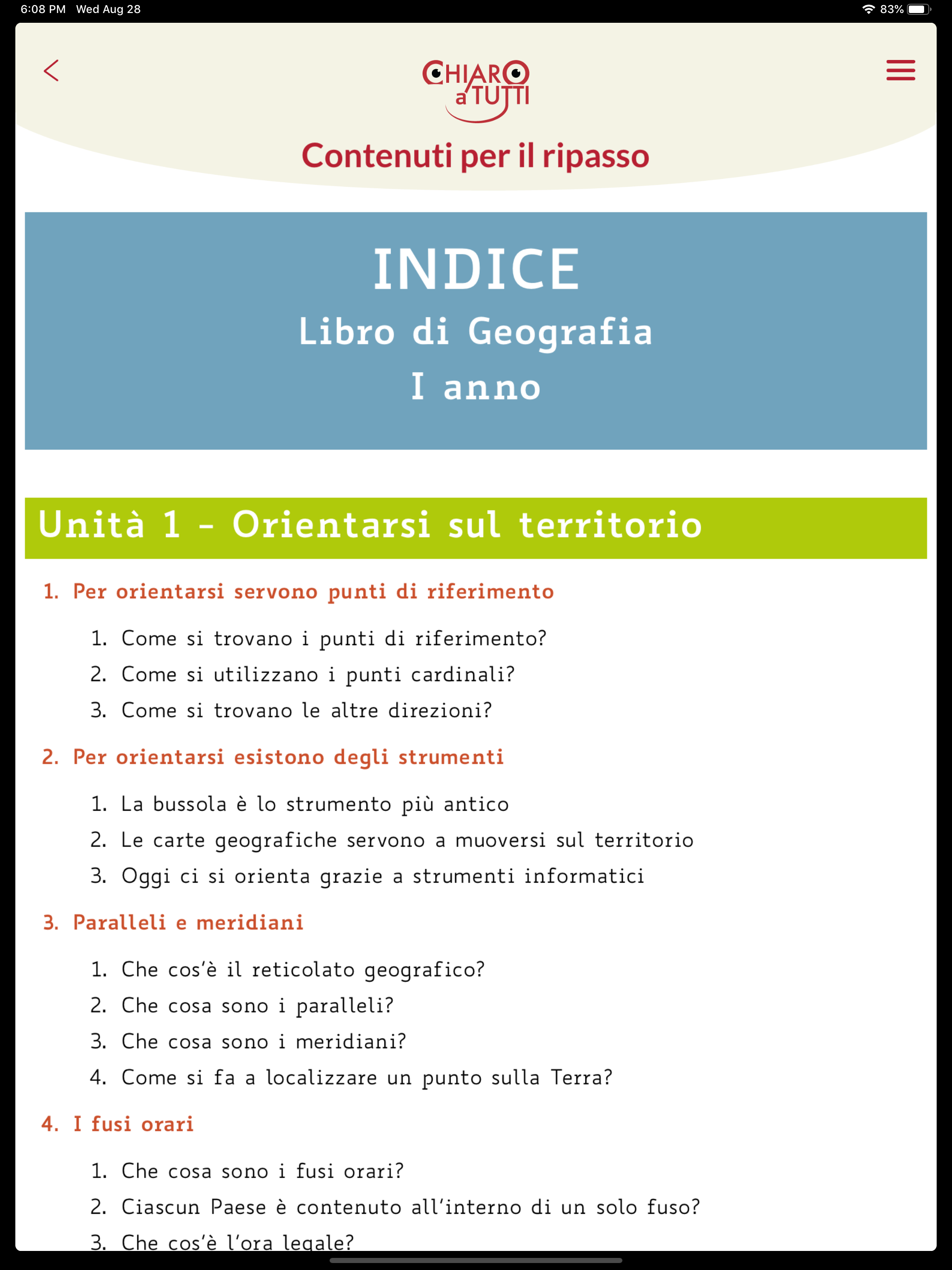 Chiaro a tutti Geo screenshot 5