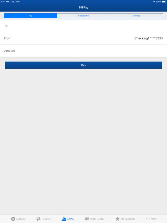 Go ISUFCU Mobile iPad screenshot 5 - Finance app