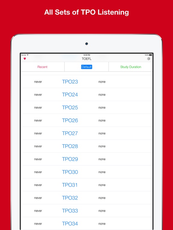 Screenshot #4 pour TPO Listening for TOEFL® Plan