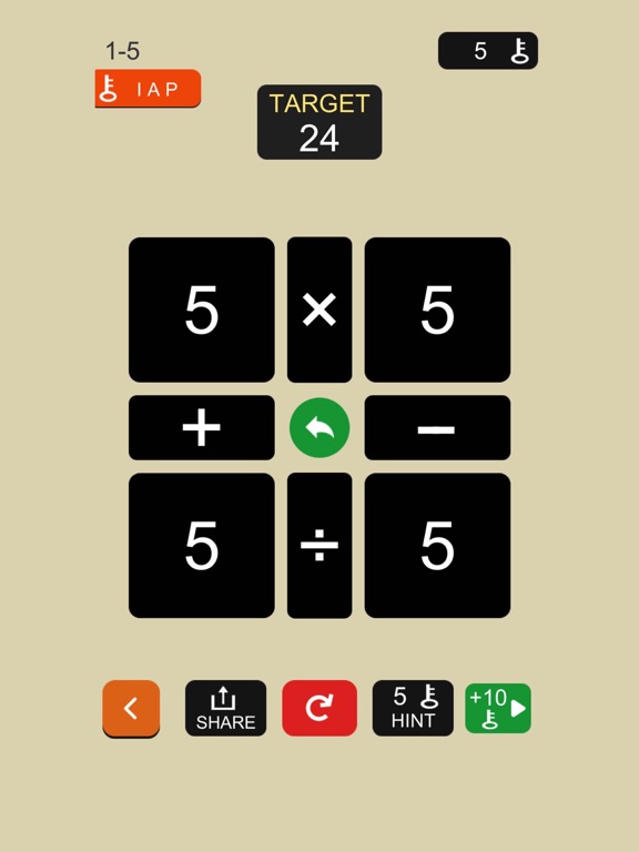 King Of 24 - fun math games iPad screenshot 6 - Entertainment app