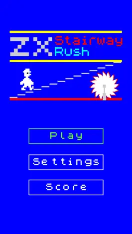 Game screenshot ZX Stairway Rush - Z80 classic hack