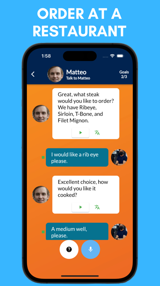 #8. Alles: Languages by Conversing (iOS) 由: Luis Eduardo Vallejo Gonzalez