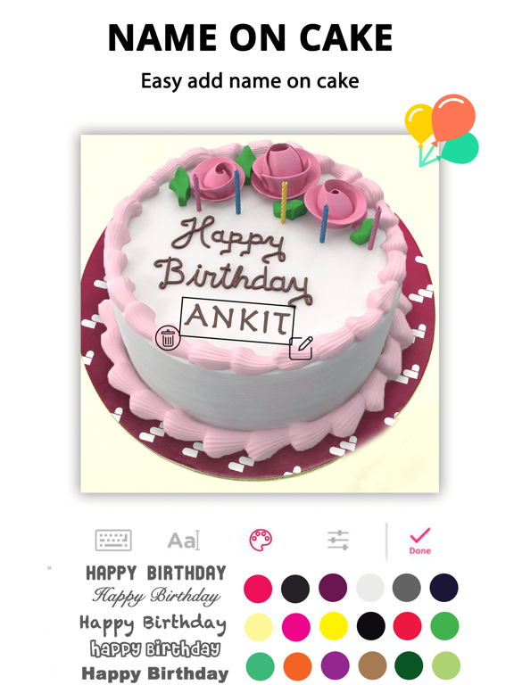 Screenshot #5 pour Birthday Photo Frame With Cake