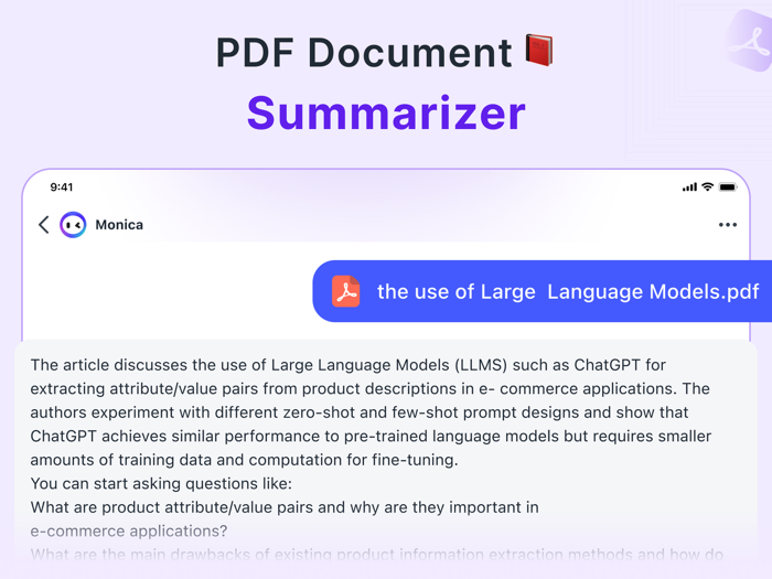 Monica AI - Make It More Fun