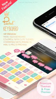 pastel keyboard themes color iphone screenshot 1