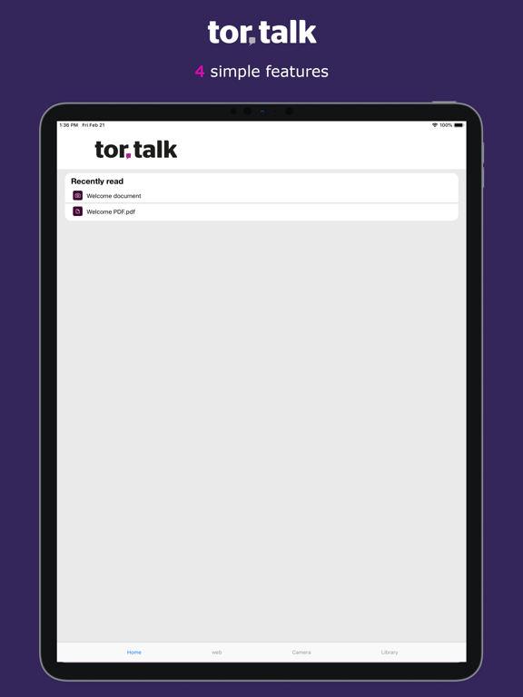 Screenshot #4 pour TorTalk - Text To Speech