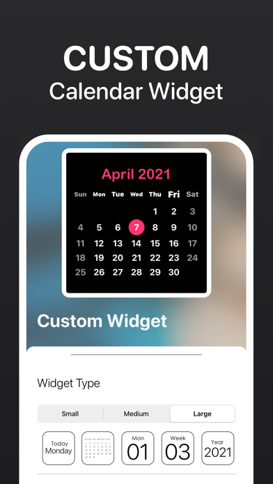 Calendar Widget - Date Widgets Screenshot