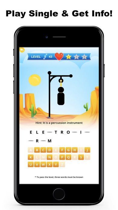 Online Hangman Word Game Screenshot
