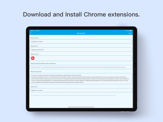 App screenshot