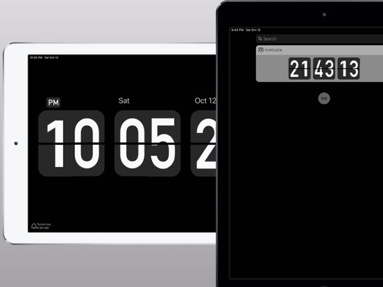 Flip klok - digitale tijd iPad app afbeelding 5