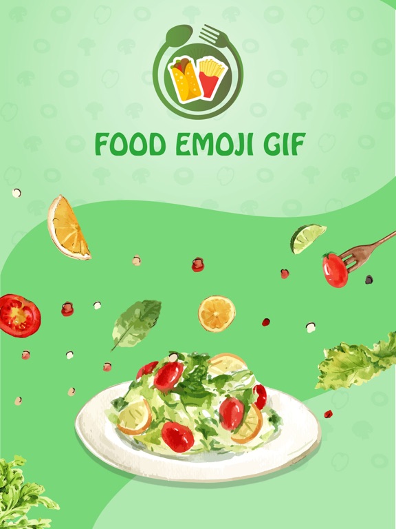 Screenshot #4 pour Food Emojis: Animated GIFs