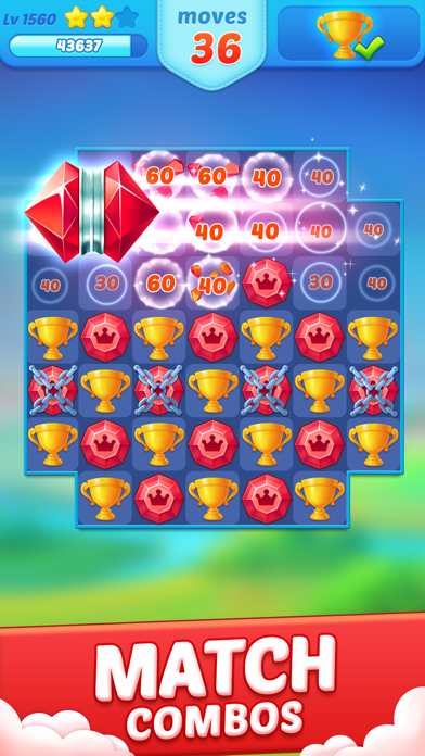 Jewel Crush®- Match 3 Games Screenshot
