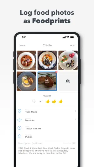 YUMMI: Restaurant & Food Diary screenshot 3