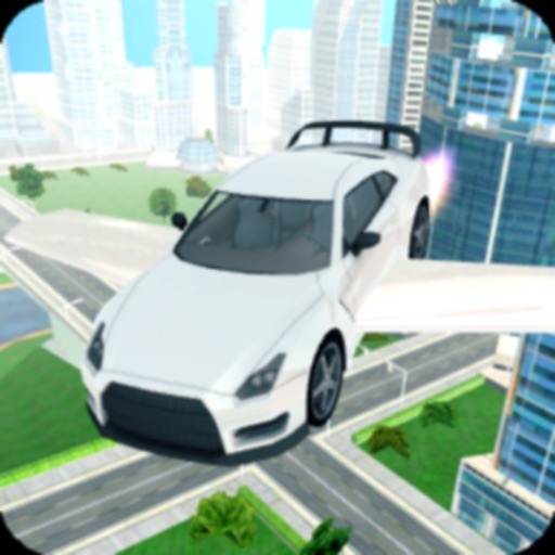 Flying Sports Car Simulator 3D icon