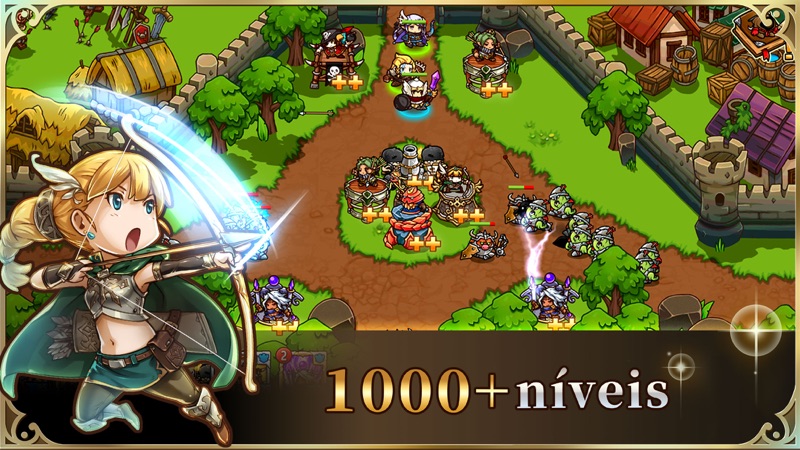 Crazy Defense Heroes: RPG TD screenshot 1