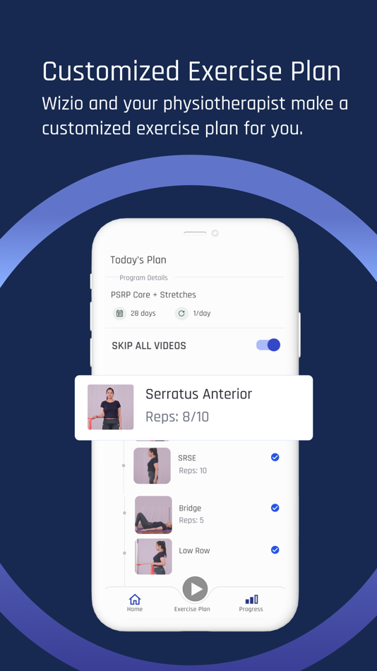 #2. Wizio - AI Physio Coach (iOS) By: Wizphys AI