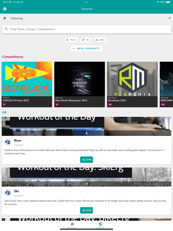 ErgZone iPad screenshot 4 - Health & Fitness app