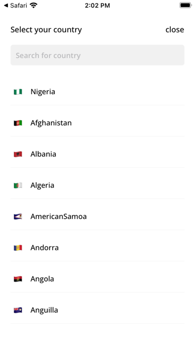 Safe Naija App Screenshot