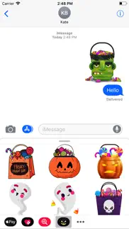 horror halloween stickers iphone screenshot 1