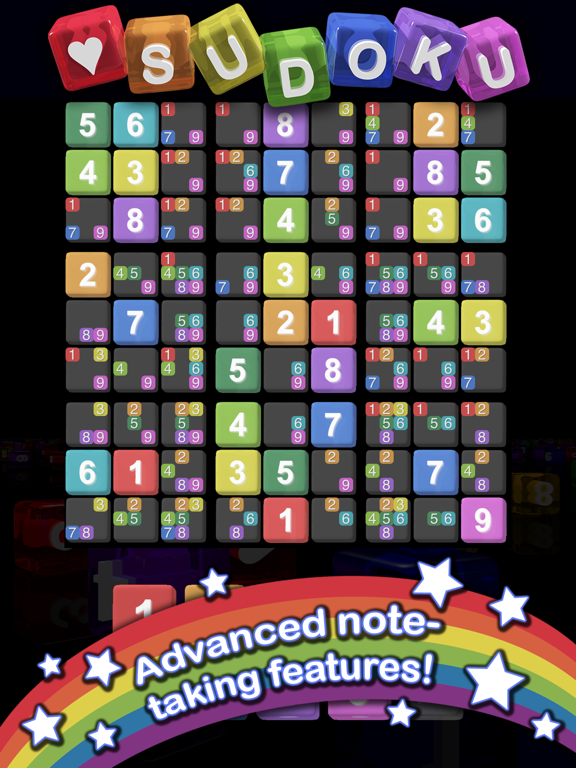 •sudoku iPad screenshot
