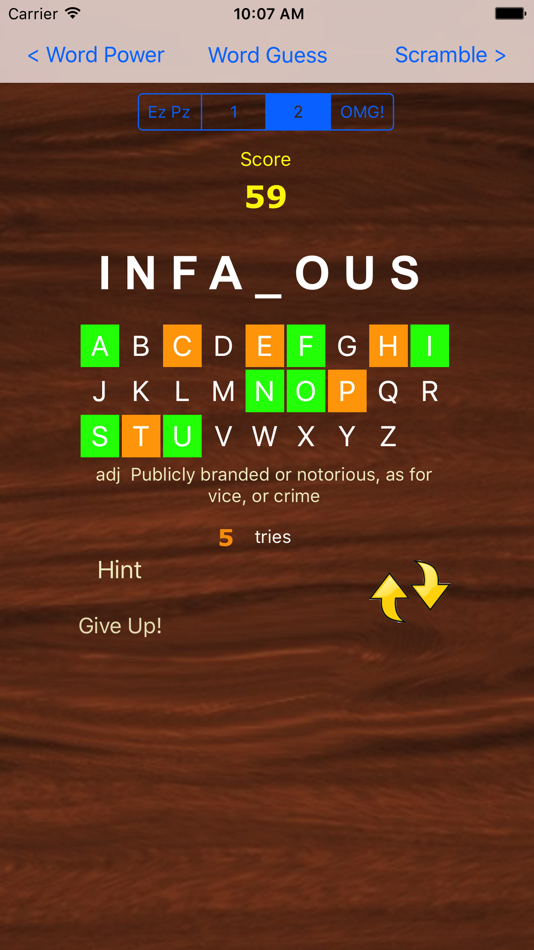 #4. Word_Guess (iOS) 由: Lucy Enterprises